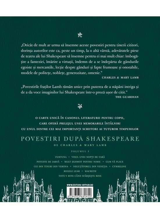Povestiri Dupa Shakespeare Vol.1, Charles Lamb, Mary Lamb, William Shakespeare - Editura Art [2]