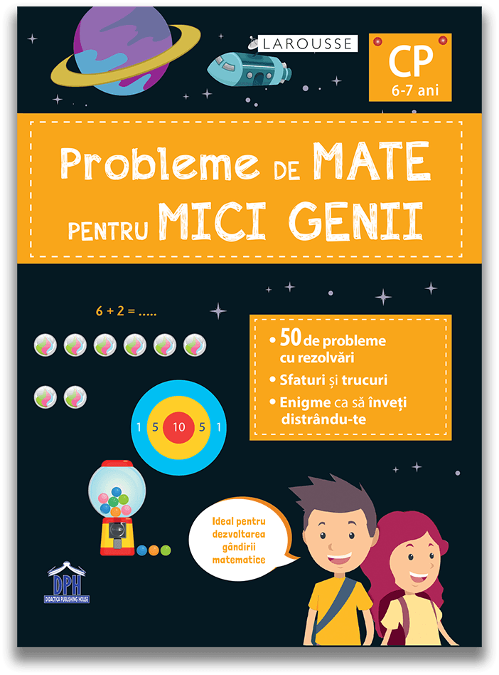 Probleme De Mate Pentru Mici Genii - Clasa Pregatitoare 6-7 Ani,  - Editura DPH [1]
