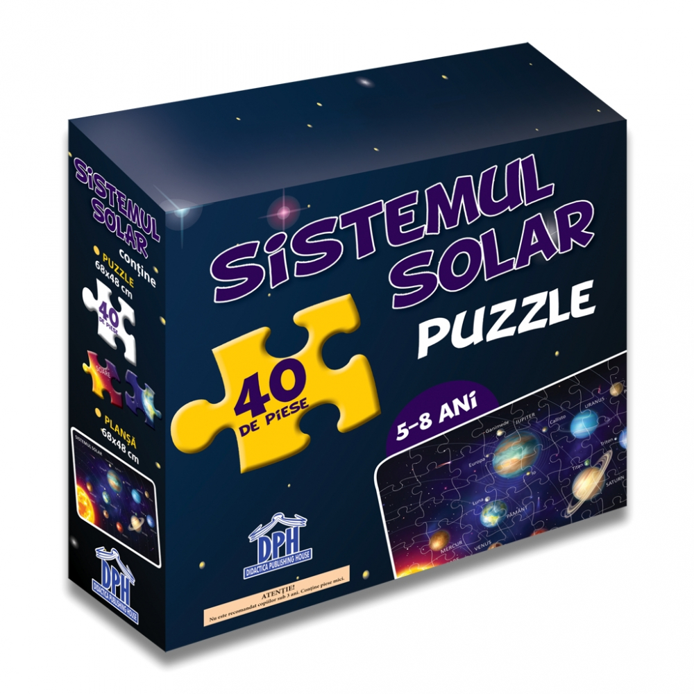 Puzzle Educativ - Sistemul Solar,  - Editura DPH [1]