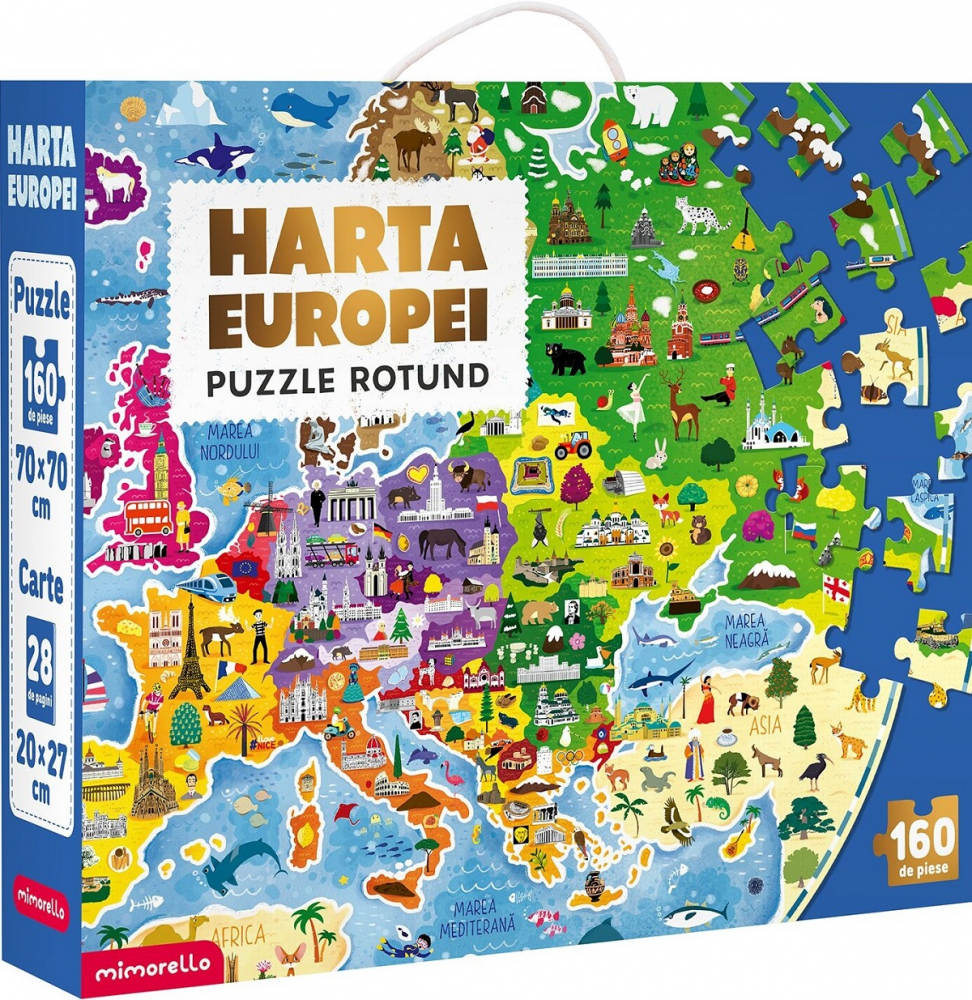 Puzzle - Harta Europei, - Editura Mimorello [1]