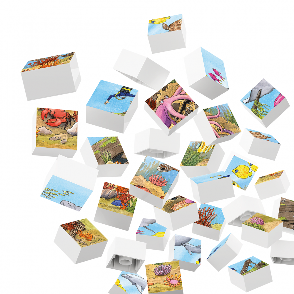 Puzzle Lumea Subacvatica Hubelino (35 Piese) [2]