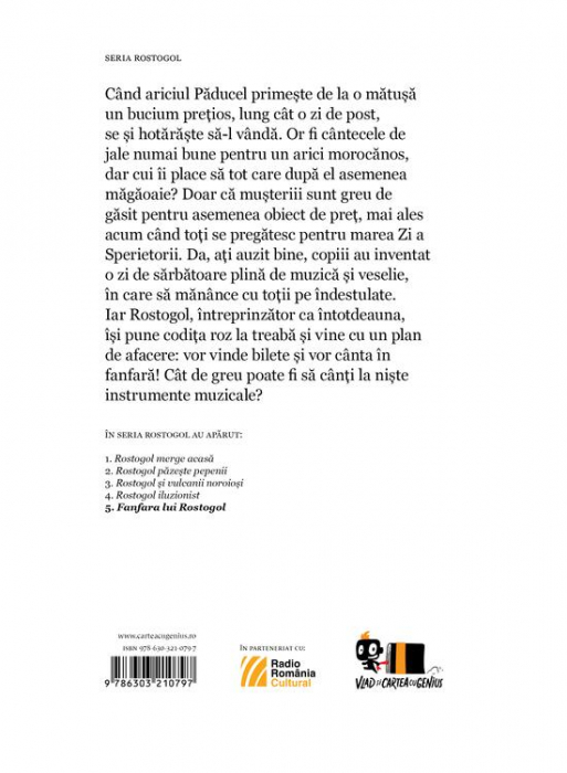 Rostogol 5. Fanfara Lui Rostogol, Lavinia Braniște - Editura Art [2]