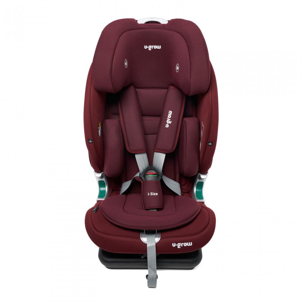 Scaun auto U-Grow,isofix,76-150 cm,rosu [2]
