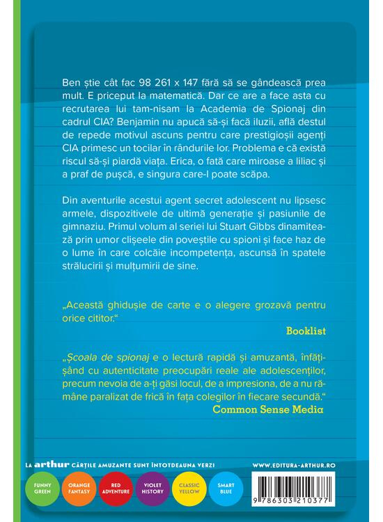 Scoala De Spionaj 1, Stuart Gibbs - Editura Art [2]