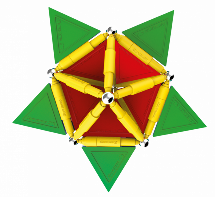 Set de constructie magnetic Supermag Tags, 67 piese [7]