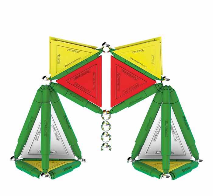 Set de constructie magnetic Supermag Tags, 67 piese [9]