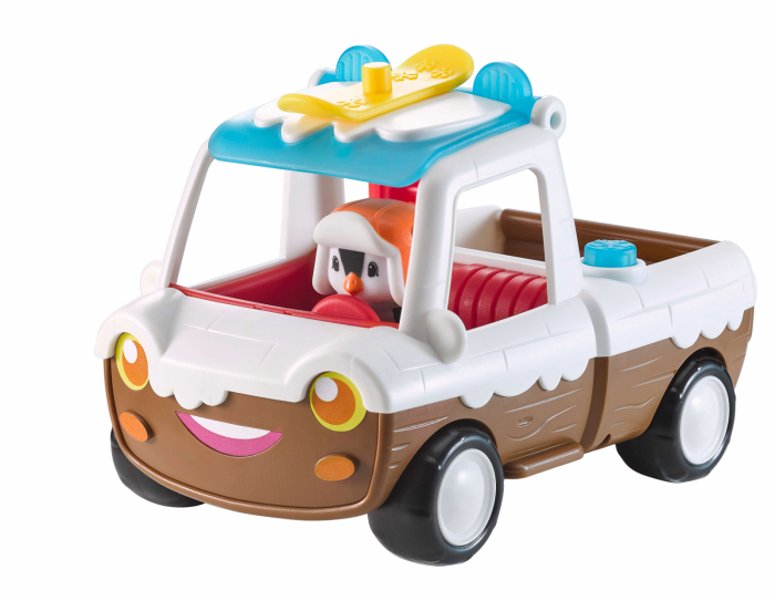 Set Masina Pick-up de Jucarie cu Zapada din universul Klorofil [10]