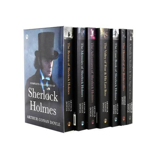 Sherlock Holmes Series Complete Collection 7 Books Set By Arthur Conan Doyle,Conan Doyle - Editura Classic Editions [2]