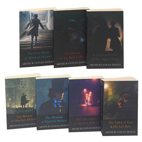 Sherlock Holmes Series Complete Collection 7 Books Set By Arthur Conan Doyle,Conan Doyle - Editura Classic Editions [4]