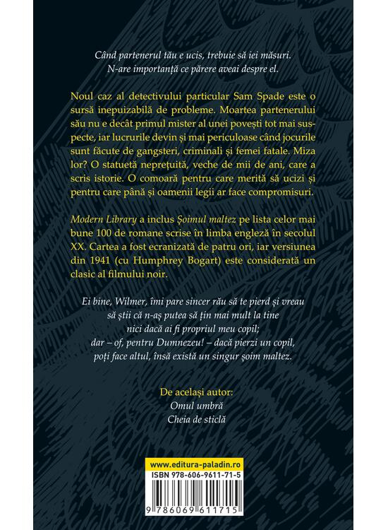 Soimul Maltez, Dashiell Hammett - Editura Art [2]