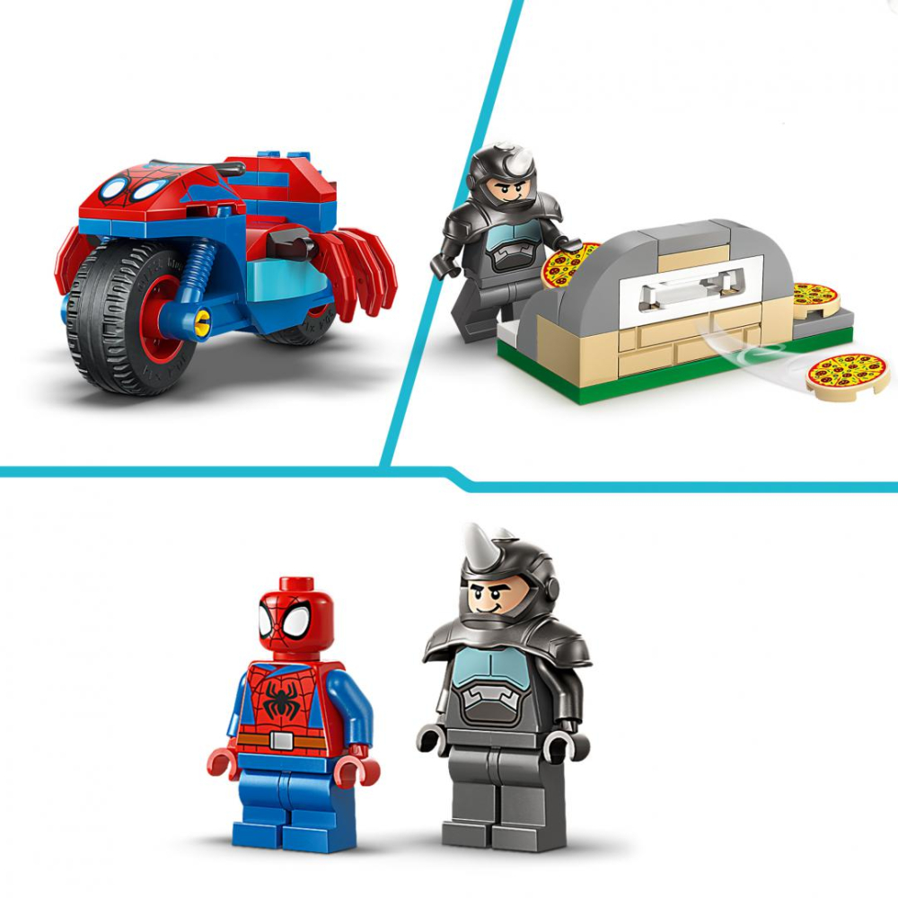 SPIDEY PE MOTO. VS RHINO  LEGO11206 [3]