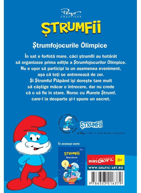Strumfii.  Strumfojocurile Olimpice, Pierre Culliford Peyo - Editura Art [2]