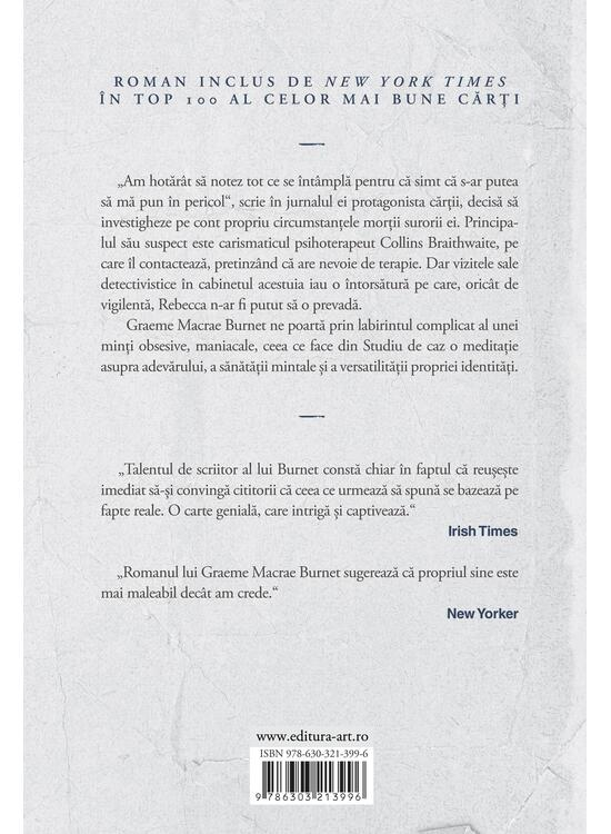 Studiu De Caz, Graeme Macrae Burnet - Editura Art [2]
