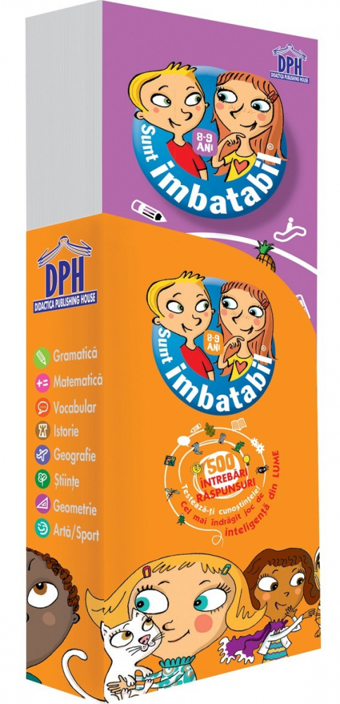 Sunt Imbatabil - Intrebari Si Raspunsuri - 8-9 Ani - Volumul 1,  - Editura DPH [1]