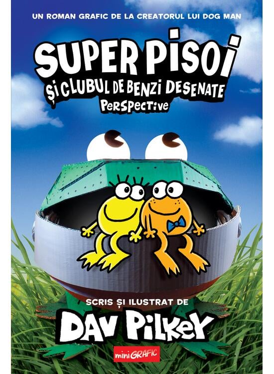 Super Pisoi #2.  Super Pisoi Si Clubul De Benzi Desenate: Perspective, Dav Pilkey - Editura Art [1]