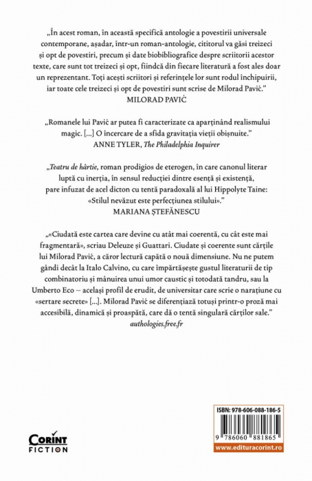 Teatru De Hârtie, Milorad Pavic - Editura Corint [2]