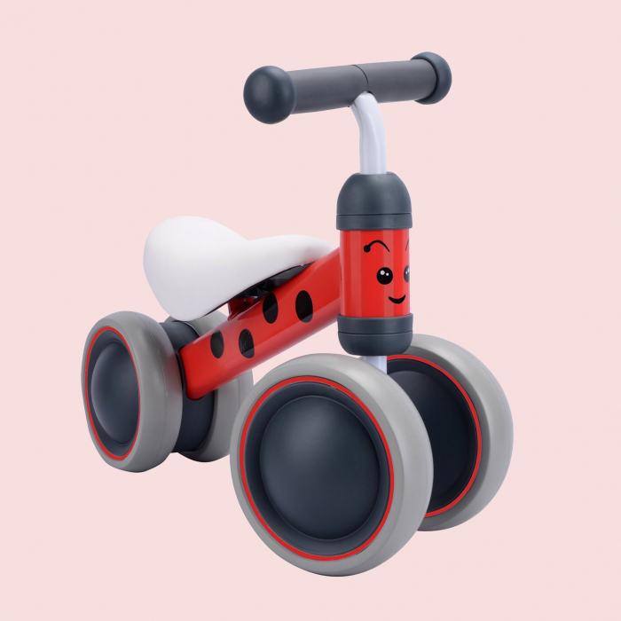 Trotineta cadru metal fara pedale bebelusi - Ride On, Buburuza [7]