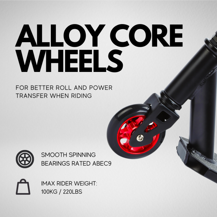 Trotineta de scheme freestyle - Scooter DELUXE Albastru, 2 roti [5]
