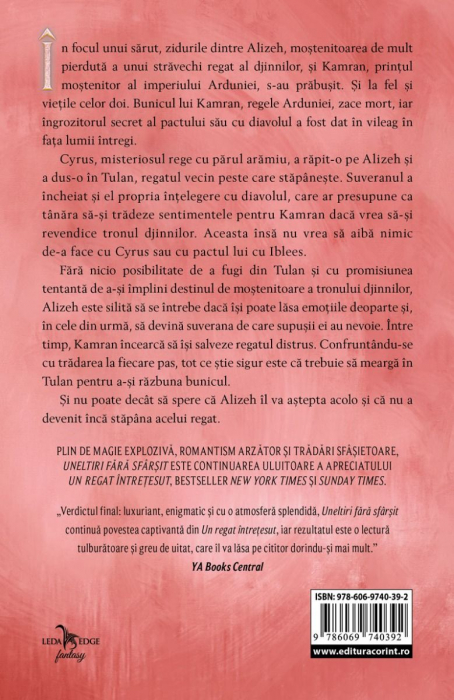 Uneltiri Fără Sfârșit (Un Regat Întrețesut, Vol.2), Tahereh Mafi - Editura Leda Edge [2]