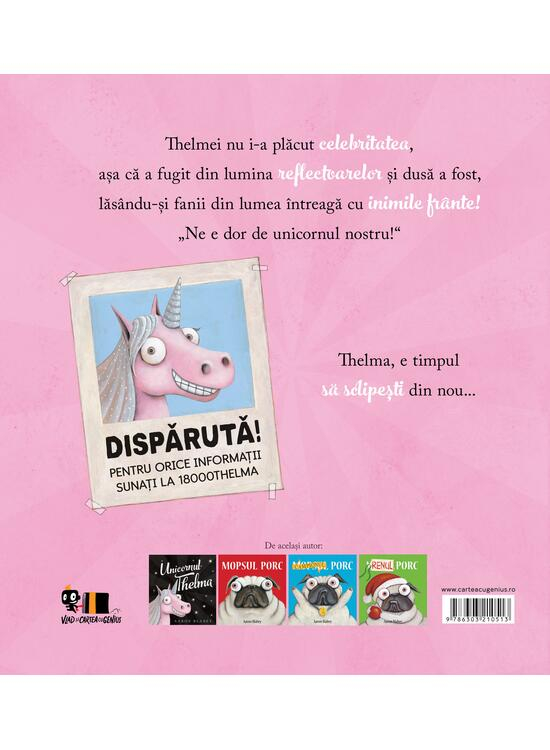 Unicornul Thelma 2. Unicornul Thelma Se Intoarce, Aaron Blabey - Editura Art [2]