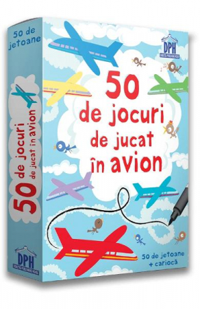 Jocuri educative - 50 De Jocuri De Jucat In Avion, Usborne - Editura DPH