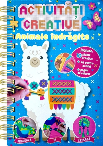 Carti - Activitati Creative - Animale Indragite, - Editura Flamingo