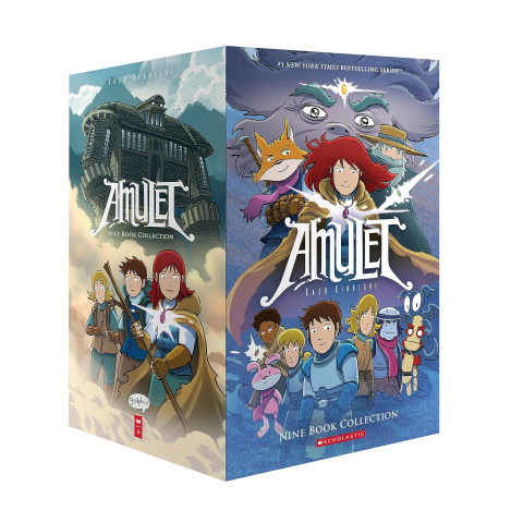 Carti - Amulet 9 Books Graphic Novel Set Illustrated By Kazu Kibuishi,Kazu Kibuishi  - Editura HarperCollins Ltd