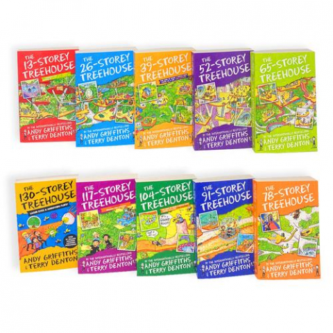 Andy Griffiths The Treehouse Collection 10 Books Set 130-Storey, 117-Storey, 104-Storey,Andy Griffiths - Editura Macmillan [2]
