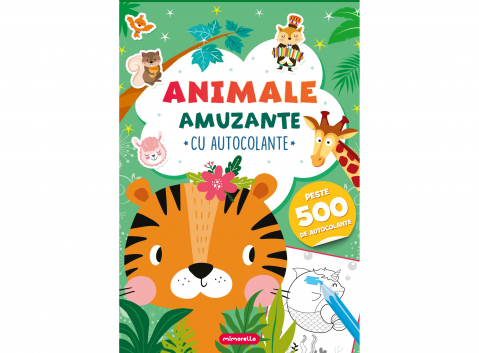 Carti - Animale Amuzante - Cu Autocolante,  - Editura Mimorello