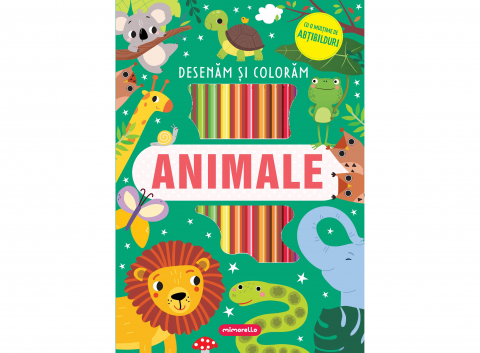 3-5 ani - Animale - Desenăm Și Colorăm, - Editura Mimorello