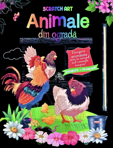 Flamingo - Animale Din Ograda. Scratch Art, - Editura Flamingo
