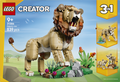 ANIMALE SALBATICE: LEU LEGO31386 [1]