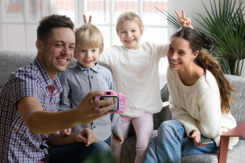 Jucarii - APARAT FOTO&VIDEO CU HUSA, UNICORN