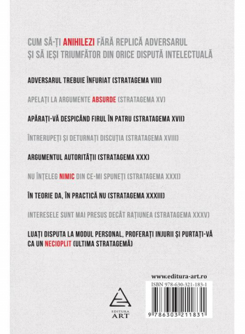 Arta De A Avea Intotdeauna Dreptate, Arthur Schopenhauer - Editura Art [1]