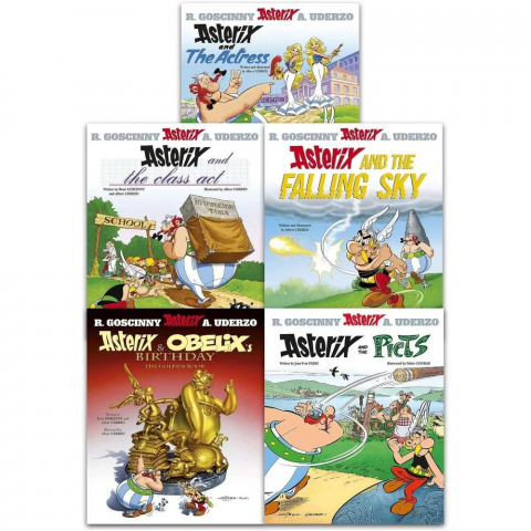 Carte straina - Asterix Series 7 Collection 5
Books Set (Book 31-35) (Asterix
And The Actress, Asterix And The
Class Act, Asterix And The
Falling Sky, Asterix And Obelixs
Birthday, Asterix And The Picts),René Goscinn