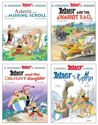 Carte straina - Asterix Series 8 Collection 4
Books Set (Book 36-39) (Asterix
And The Missing Scroll, Asterix
And The Chariot Race, Asterix
And The Chieftain Daughter ;
Asterix And The Grin),René Goscinny - Editura O