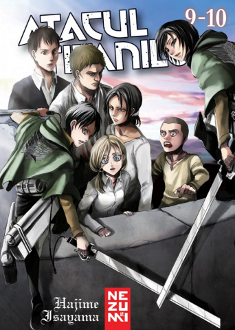 Carti - Atacul Titanilor Omnibus 5 (Vol.9+10), Hajime Isayama - Editura Nemira