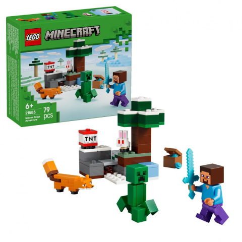 Jucarii - AVENTURA DIN TAIGA LUI STEVE  LEGO21583
