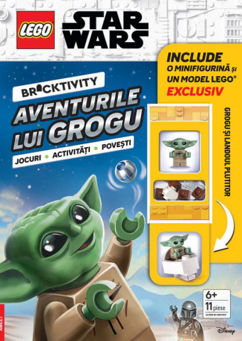 Carti educative - Aventurile Lui Grogu + Minifigurină Lego: Grugu Și Landoul Plutitor,  - Editura DPH