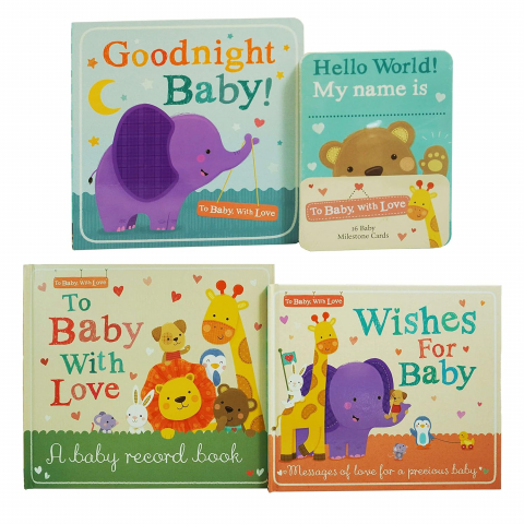 0-2 ani - Baby Books - Books Collection Set Inc Baby Record Book, - Editura Little Tiger Press