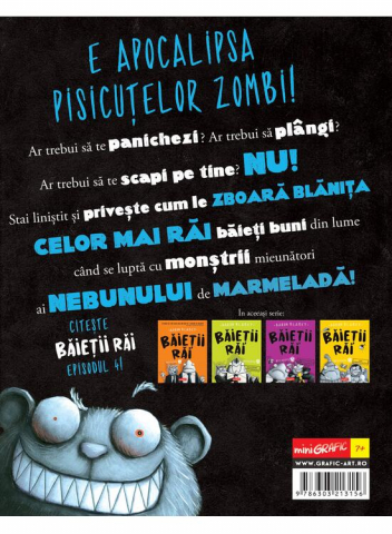 Baietii Rai. Episodul 4: Atacul Pisizombilor, Aaron Blabey - Editura Art [1]