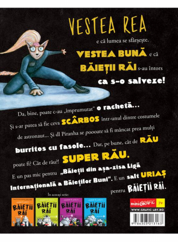 Baietii Rai. Episodul 5: Gaz Intergalactic, Aaron Blabey - Editura Art [1]