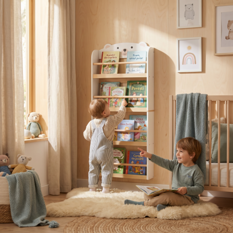 Biblioteca carti si jucarii Bear, U-Grow [7]