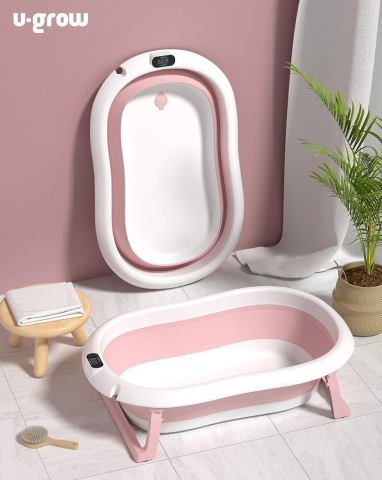 Cadita cu termometru incorporat, roz [3]