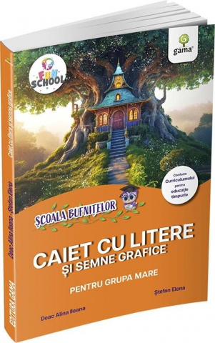 Carti - Caiet Cu Litere Si Semne Grafice Pentru Grupa Mare, Deac Alina Ileana, Ștefan Elena - Editura Gama