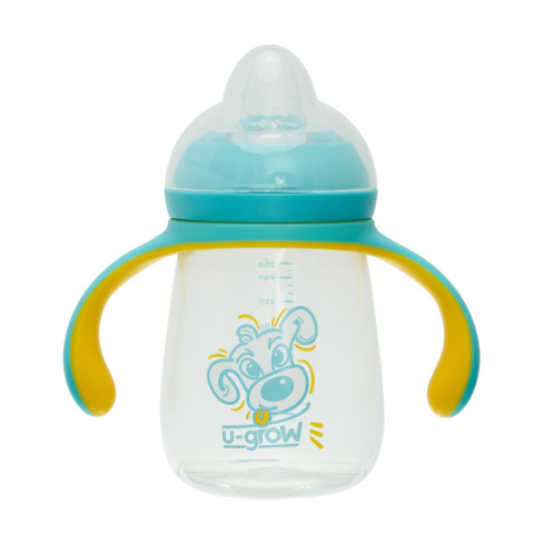 Baby - Cana PP cu cioc silicon 260 ml, U-Grow