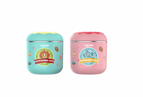 Cana termos cu capac roz, U-Grow [1]