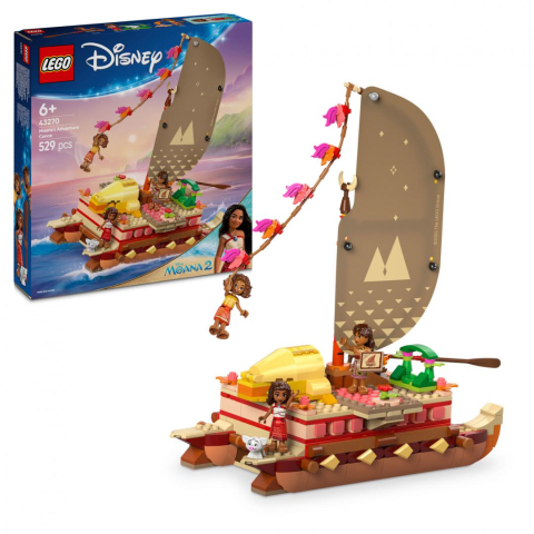 Jucarii - CANOEA DE AVENTURA A MOANEI, LEGO 43270