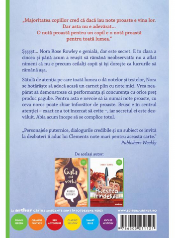 Carnetul De Note, Andrew Clements - Editura Art [1]