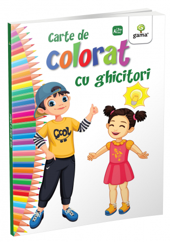 Carti - Carte Colorat Cu Ghicitori,  - Editura Gama